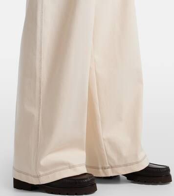 Pleated wide-leg jeans | Max Mara