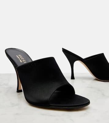 95 satin mules | Gucci