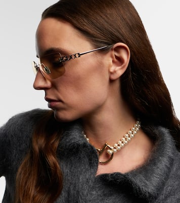 Gucci Signoria rectangular glasses | Gucci