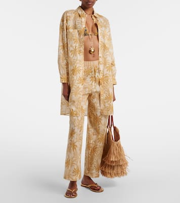 Exotisme printed cotton voile shirt | Eres