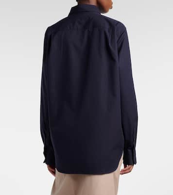 Oversized cotton poplin shirt | Dries Van Noten