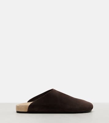 Mules Hudson in suede | The Row