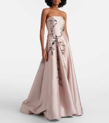 Mavia embellished bustier gown | Costarellos