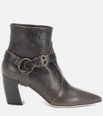 Stivaletti texani in pelle | Miu Miu
