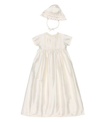 Bébé – Set robe et chapeau en soie | Rachel Riley