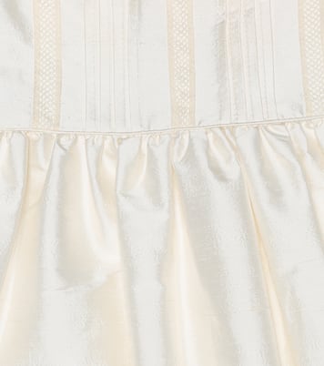 Bébé – Set robe et chapeau en soie | Rachel Riley