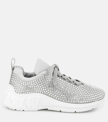 Sneakers mit Kristallen | Miu Miu