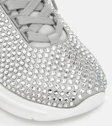 Sneakers mit Kristallen | Miu Miu