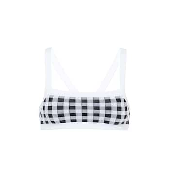 Top bikini La Plage a quadri | Tropic of C