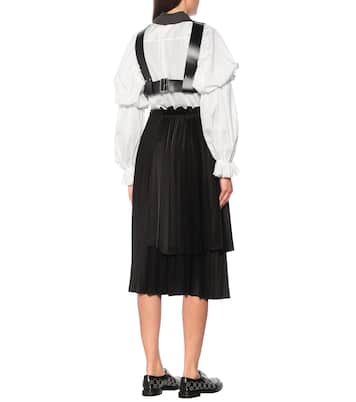 Sleeveless crop top | Noir Kei Ninomiya