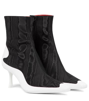 X Marine Serre botines de muaré y piel | Jimmy Choo