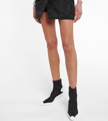 X Marine Serre botines de muaré y piel | Jimmy Choo