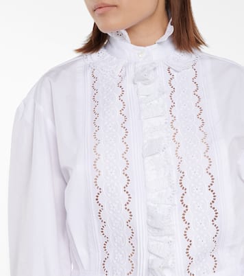 Camicia in cotone sangallo | Rabanne