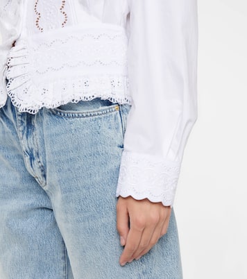Camicia in cotone sangallo | Rabanne