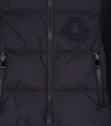 Cardigan in lana con imbottitura | Moncler Enfant