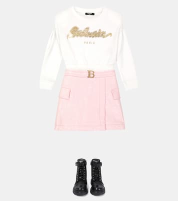 Rock aus einem Baumwollgemisch | Balmain Kids