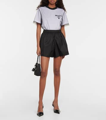Shorts in gabardine Re-Nylon | Prada