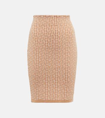 Jupe crayon en laine | Balmain
