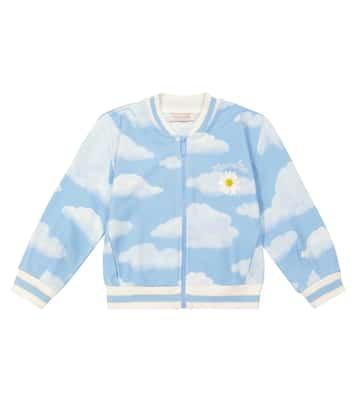 Sudadera en mezcla de algodón estampada | Monnalisa
