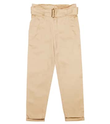 Pantalon paper bag en coton | Polo Ralph Lauren Kids
