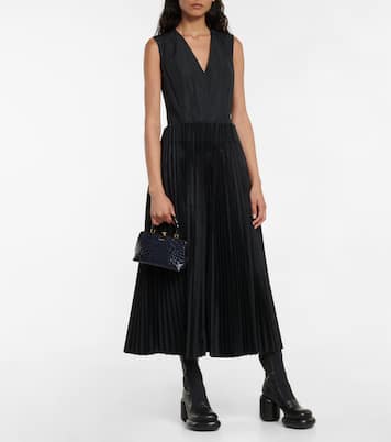 Vestido midi plisado | Jil Sander