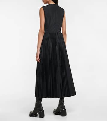 Vestido midi plisado | Jil Sander