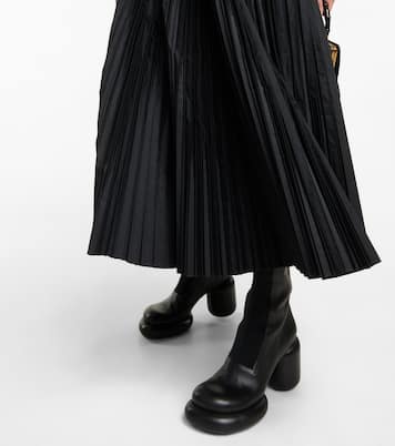 Vestido midi plisado | Jil Sander