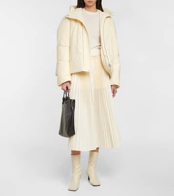 Chaqueta con capucha de plumas | Jil Sander