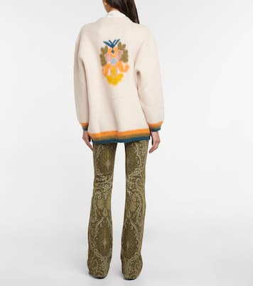 Intarsia wool-blend cardigan | Etro