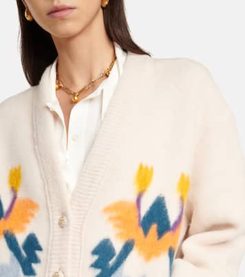 Intarsia wool-blend cardigan | Etro