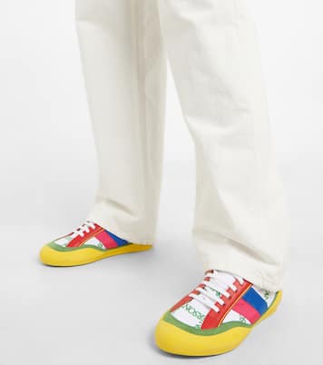 Bubble colorblocked canvas sneakers | JW Anderson