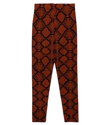 Snake-print leggings | Mini Rodini