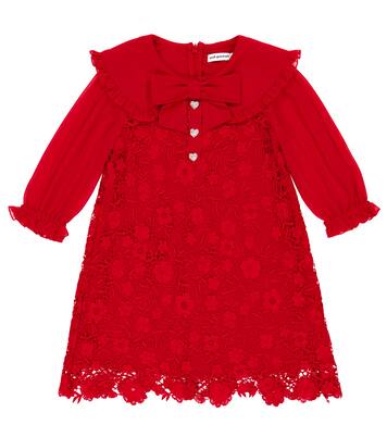 Verziertes Kleid aus Guipure-Spitze | Self-Portrait Kids