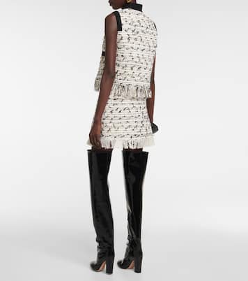 Giacca in tweed con frange | Giambattista Valli