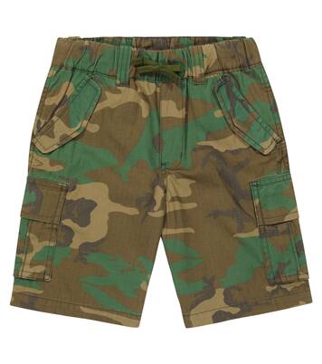 Camouflage cotton cargo shorts in multicoloured Polo Ralph Lauren Kids Mytheresa