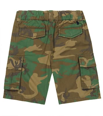 Camouflage cotton cargo shorts | Polo Ralph Lauren Kids