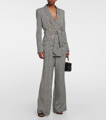 Double-breasted monogram jacket | Balmain