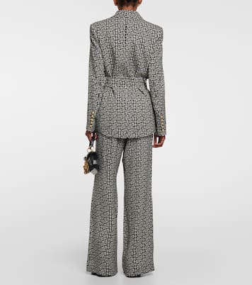 Double-breasted monogram jacket | Balmain