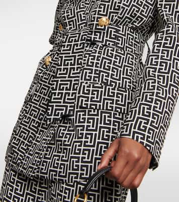 Double-breasted monogram jacket | Balmain
