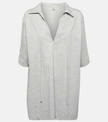 Top de algodón anudado en el cuello | Toteme