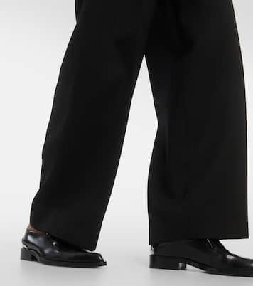 Pantalon à taille haute en laine vierge | Jil Sander