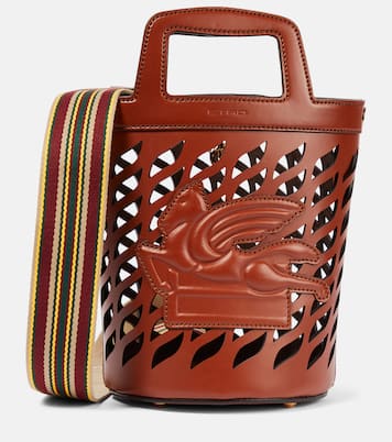 Sac seau Secchiello Small en cuir | Etro
