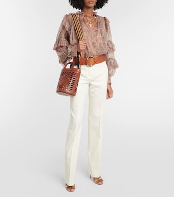 Sac seau Secchiello Small en cuir | Etro