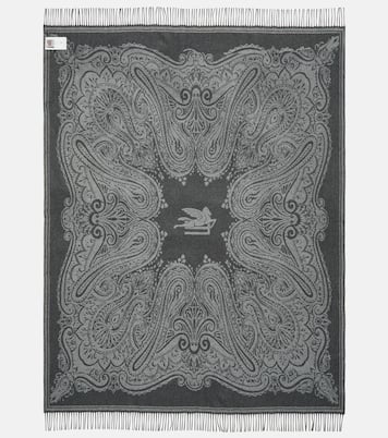Paisley wool and cashmere blanket  | Etro