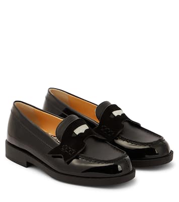 Mini Penny patent leather loafers | Christian Louboutin Kids
