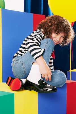 Mini Penny patent leather loafers | Christian Louboutin Kids