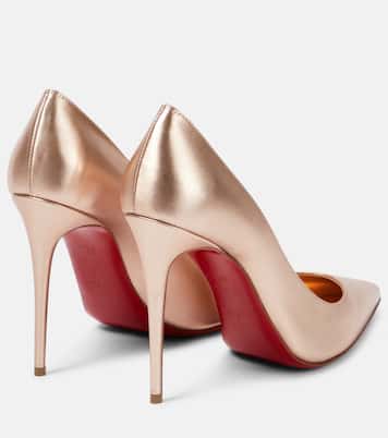 Kate 100 metallic leather pumps | Christian Louboutin