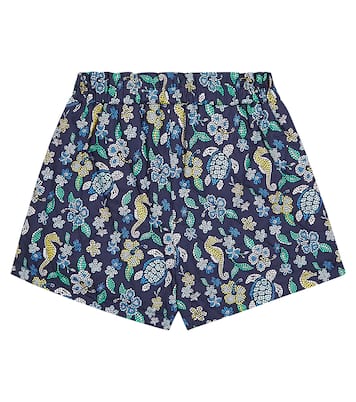 Short Mosaïque en coton imprimé | Vilebrequin Kids