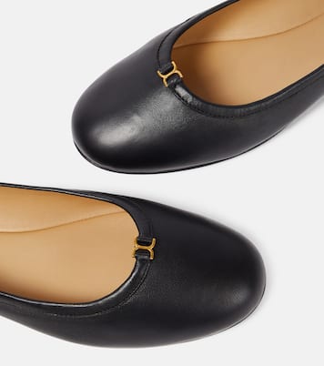 Marcie leather ballet flats | Chloé