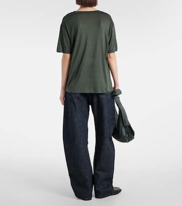 T-shirt in jersey di seta | Lemaire